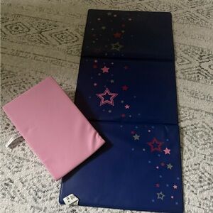 American Girl Retired Gymnastics Set Pink Wedge & Mat